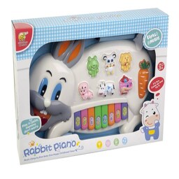 پیانو اسباب بازی موزیکال طرح خرگوشی(خارجی اصلی) کد 3300