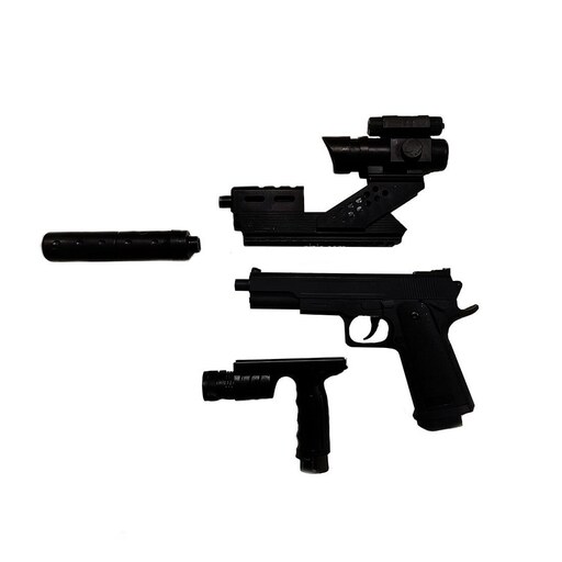 تفنگ اسباب بازی پلاستیکی air soft gun مدل 001