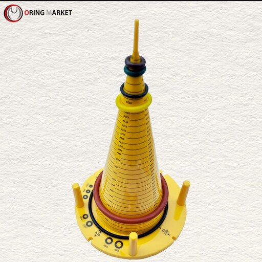 ابزار اندازه گیری قطر داخلی اورینگ -برند پارکر  ( O-ring measuring cone and tape)