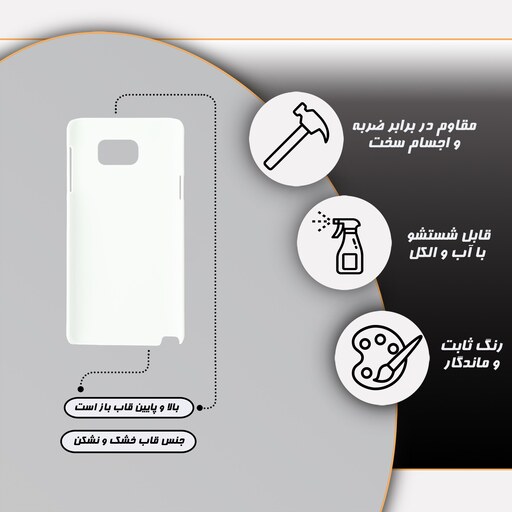 کاور گارد قاب پسرانه مدل 40000 g مناسب برای گوشی موبایل سامسونگ note 5