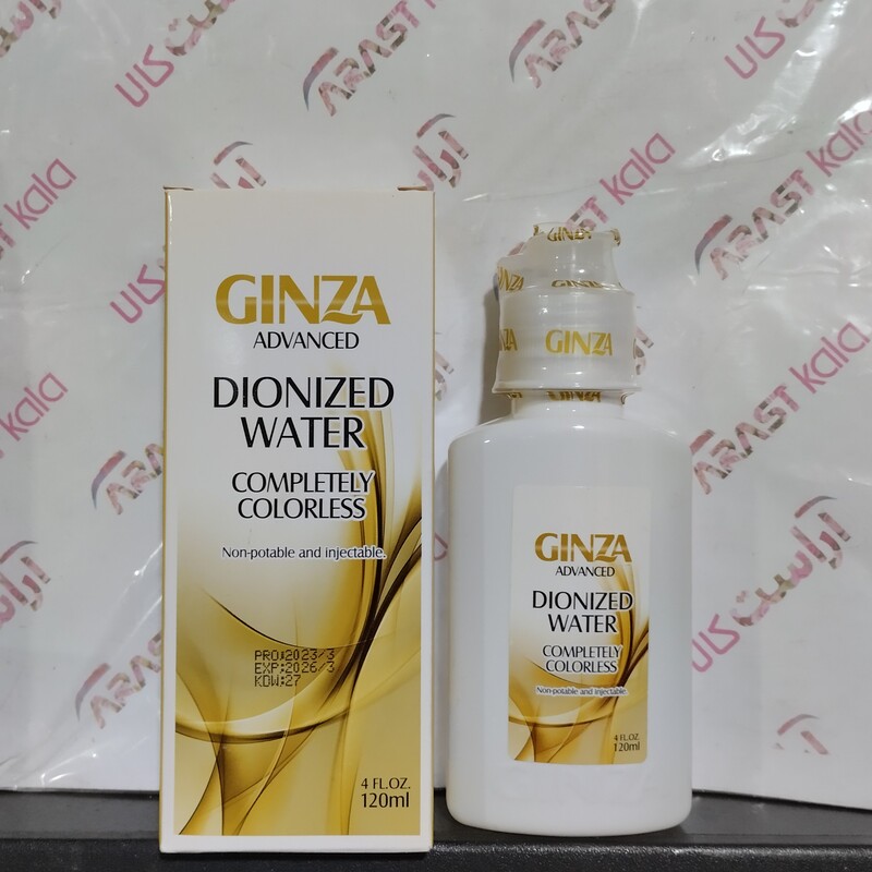 مایع لنز  گینزا  GINZAحجم 120میل پلمپ شرکتی مخصوص انواع لنزهای طبی نمره دار و طبی زیبایی