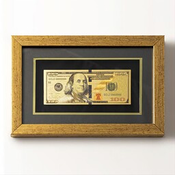 تابلو دلار شیک با استفاده از طلای 24 عیار 