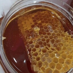 عسل ننه گل صد درصد خالص، زعفرانی. 