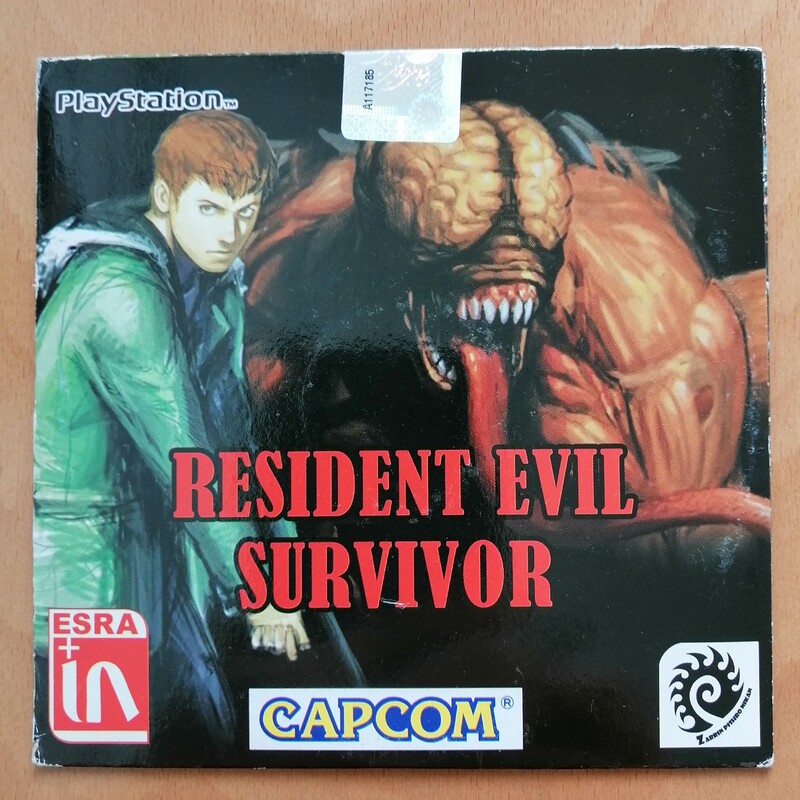 بازی رزیدنت اویل Resident evil survivor پلی استیشن 1 playstation 1 پلی استیشن1 لوح زرین 