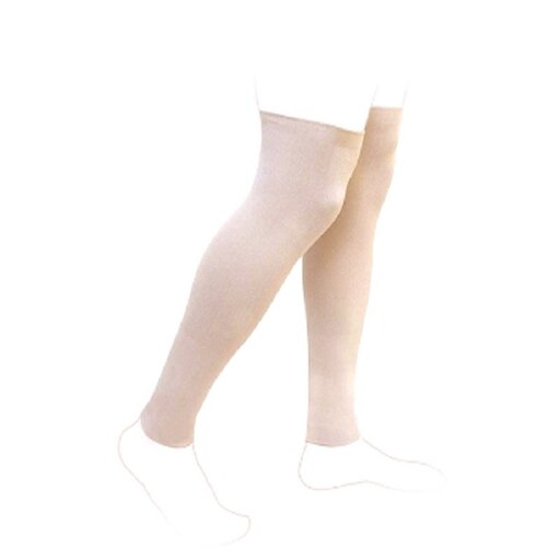  جوراب واریس ورنا معمولی بدون کفه تا بالای زانو Verna Varicose socks BF سایز L (لارج)