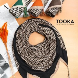 روسری پاییزی منگوله دار درجه یک برند TOOKA