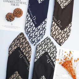 روسری سیااسکارف پاییزه منگوله دار درجه یک برند TOOKA طرح دیور
