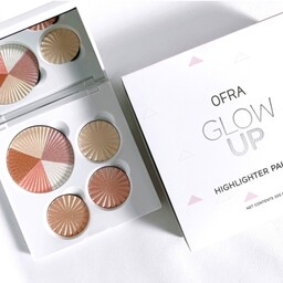 پالت هایلایتر افرا  Ofra Glow Up Highlighter Palette اصل آمریکا