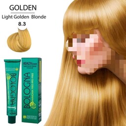 رنگ مو بلونیا بدون آمونیاک شماره 8.3 بلوند طلایی روشن حجم 100 میلی لیتر