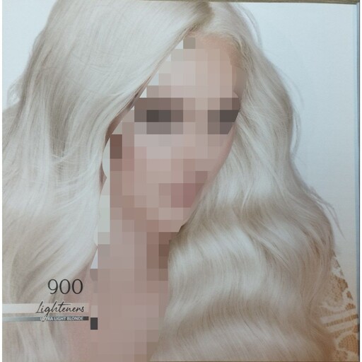 رنگ مو بلونیا بدون آمونیاک شماره 900 سری هایلایت بلوند فوق روشن ultra light blonde حجم 100 میلی لیتر