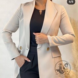 کت زنانه دلوین رنگی ارسال رایگان موجود در سایز یک تا سه جنس کرپ توییست نخ گرم بالا موجود در سایز یک تا سه 