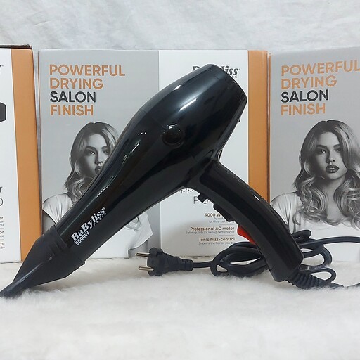 سشوار  بابلیس babyliss
مدل by 9200
 خشک کن و نرم کننده مو 