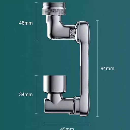 سرشیر سر شیر آب تلسکوپی چرخان 360 درجه