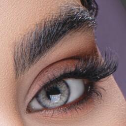 لنز چشم طبی رنگی آیس کالر spinel gray رنگ ( طوسی خاکستری دور دار)