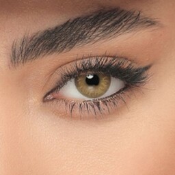 لنز چشم طبی رنگی آیس کالر Amazon سری لاکچری ( سبز عسلی دور دار) 