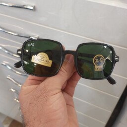 عینک آفتابی مردانه و زنانه  مدل مربعی مارک ریبن شیشه دیاموند(رنگ سبز )