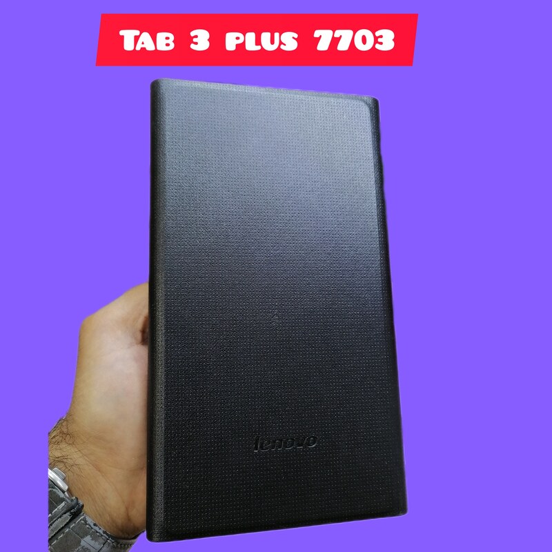کیف کلاسوری مدل book Cover مناسب تبلت لنووTab 3 plus 7703-phab750