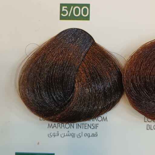 رنگ مو نچرال قهوه ای روشن قوی intensive light brown