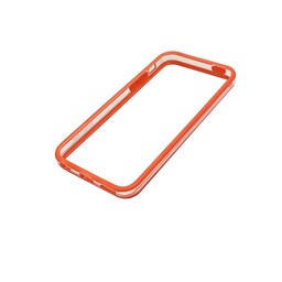 بامپر گوشی موبایل اپلiphone5-5s - ایفون فایو اس.طرح قابل انعطاف نارنجی