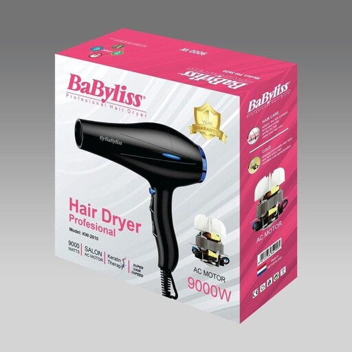 سشوار  BaByLiss مدل KW-2010  با توان 9000 وات آصلی