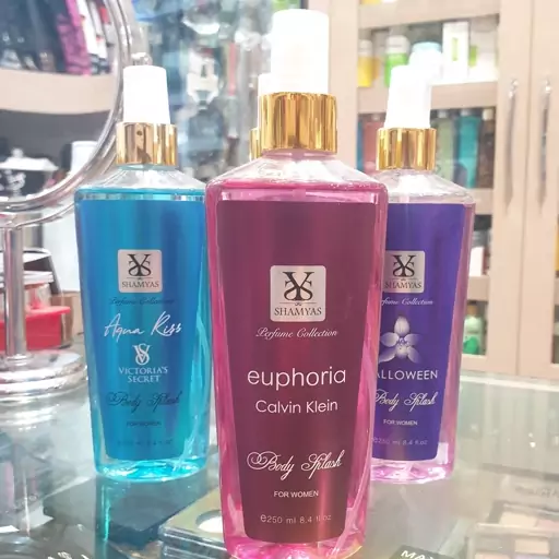 بادی اسپلش زنانه ایفوریا شمیاس (250 میل) Euphoria Shamyas Body splash 