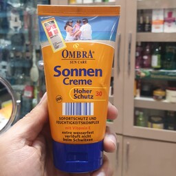 کرم ضد آفتاب بی رنگ امبرا صورت و بدن (150 میل)
Ombra Sonnen Sunscreen Cream SPF30