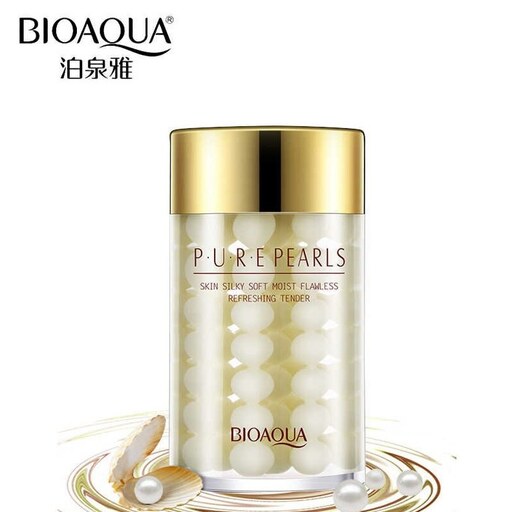 کرم شب ضدچروک مروارید بیواکوا Pure Pearls by BioAqua