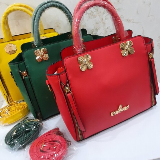 کیف زنانه کیف دخترانه کیف سبز کیف قرمز  کیف زرد