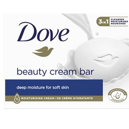 صابون شیر داو  اصل Dove روشن کننده و نرم کننده پوست صورت و بدن وزن  90 گرم 

