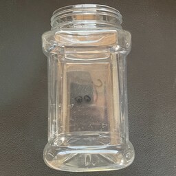 بطری جار پت پلاستیکی-وزن بطری34-دهانه70-با درب-650سی سی اب-1کیلوگرم عسل