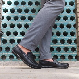 کفش کالج مردانه چرم طبیعی گاوی سایز  40 تا 42
