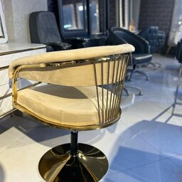 صندلی گردان سینی گرد مدل سزار فورتیک طلایی دررنگ بمتنوع هزینه ارسال به صورت پس کرایه به عهده مشتری میباشد 