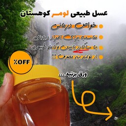 عسل درمانی و طبیعی کوهستان لومر  در ظروف یک کیلویی  گرفته شده از مناطق کوهستانی تالش 