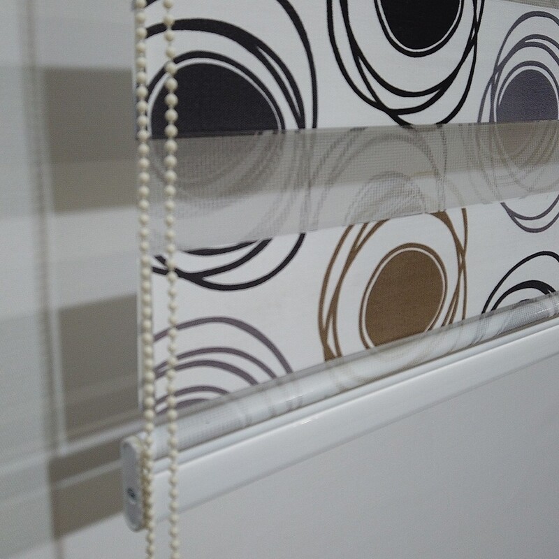 پرده زبرا چاپی طرح مدرن جنس ترک (متر مربع ) نصب راحت و قابل شستشو 