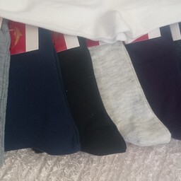 جوراب ساق بلند در رنگهای صورتی کمرنگ وپررنگ ،سرمهای ،نوک مدادی،توسی،سفید ،کرمی و...