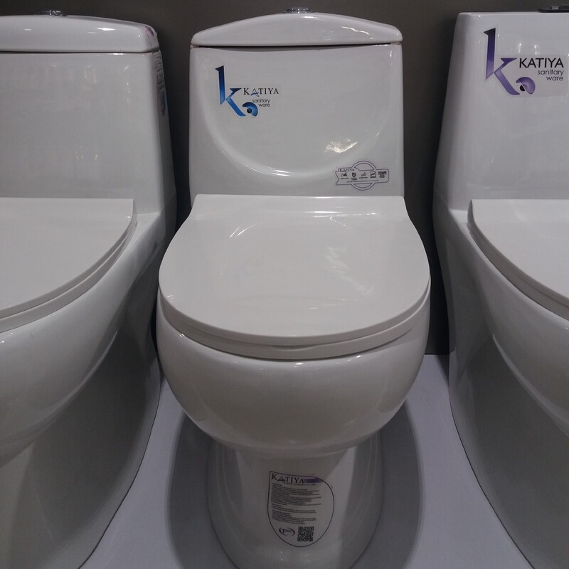 توالت فرنگی چینی  کاتیا مدل بلونی  (ارسال  بصور پس کرایه) 