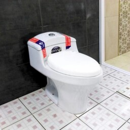 توالت فرنگی اونیکس(onyx) مدل مرواریدبه همراه بوگیر رایگان (ارسال پس کرایه)