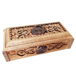 جعبه منبت کاری طرح سنگ نگاره ها ساخته شده با چوب گلابی