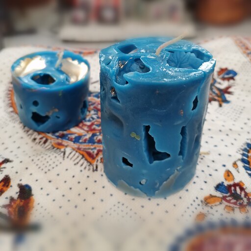 شمع یخی ساخته شده با پارافین گرانول بدون دود و فانتزی