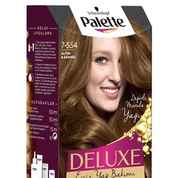 رنگ مو پلت دلوکس palete deluxe شماره 554-7