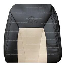 روکش صندلی بسترن besturn B50 چرم رنگ مشکی و کرم

