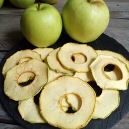 سیب خشک تهیه شده از میوه تازه و فرداعلاء ، بدون افزودنی 