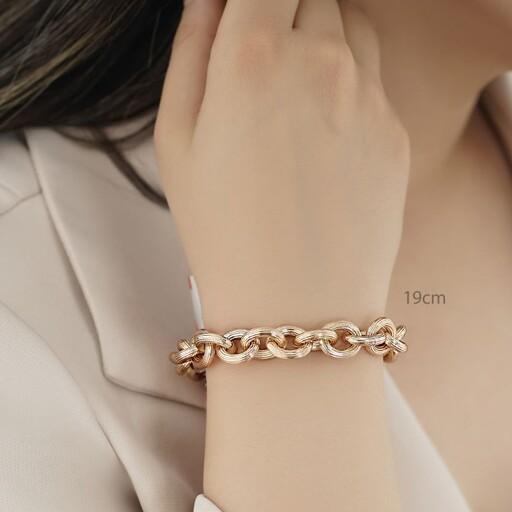 دستبند زنجیری ژوپینگ با ثبات رنگ عالی و ضدحساسیت