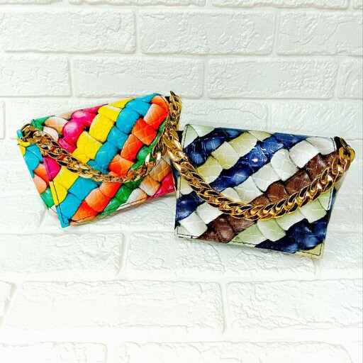 کیف دستی و دوشی مدل مینی بگ دخترانه رنگی رنگی ( ارسال رایگان)