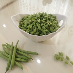 لوبیا سبز  خورد شده بسته 500 گرمی