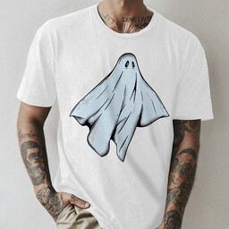 تی شرت مردانه طرح روح سرگردان Ghost نخ پنبه کد066 از سایز small تا 3xl