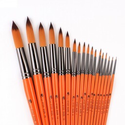 قلمو پارس آرتیست سر گرد سری 1010 شماره 6 دسته نارنجی
