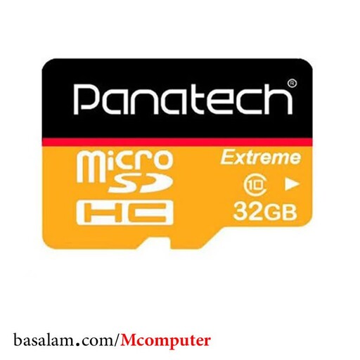 مموری کارت (رم میکرو) 32 گیگابایت پاناتک کلاس 10 استاندارد UHS-I کارت حافظه موبایل ضمانت مادام العمر