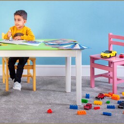 میز تحریر کودک  گنجینه مدل رنگارنگ