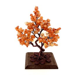 درختچه سنگی اونتورین پرتقالی - کد 120